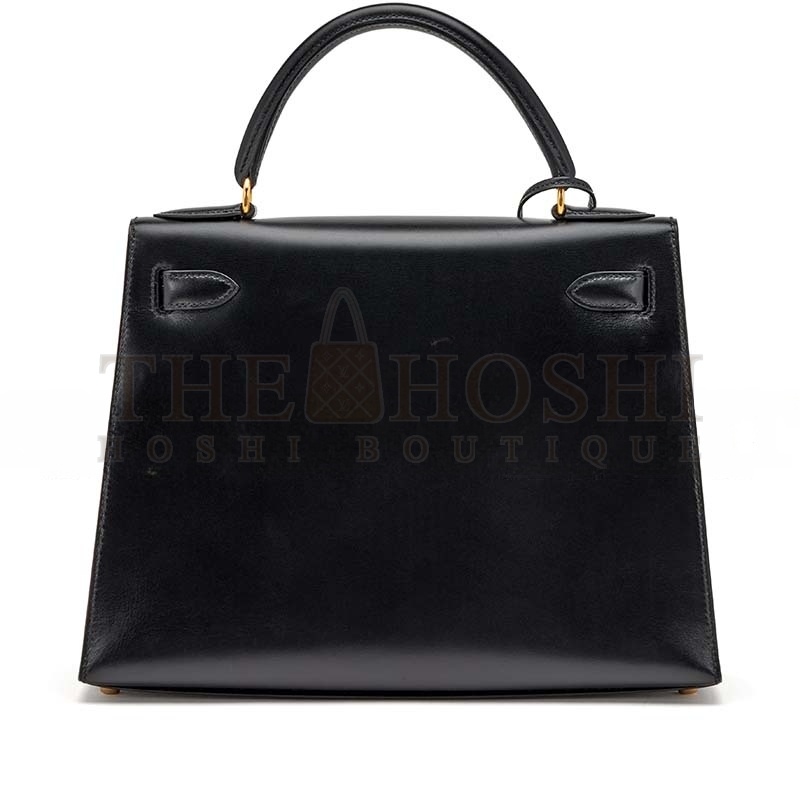 H**me5 BLACK BOX KELLY 28 GOLD HARDWARE (28*22*10cm) Master Quality